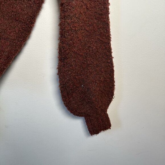 Astr The Label Womens Pullover Sweater Brown Long Sleeve Bishop Stretch Size XS - Picture 5 of 11